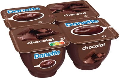 Danette chocolat 125 g x 4