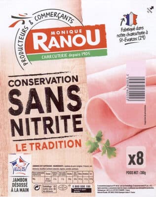 Jambon le tradition conservation sans nitrite